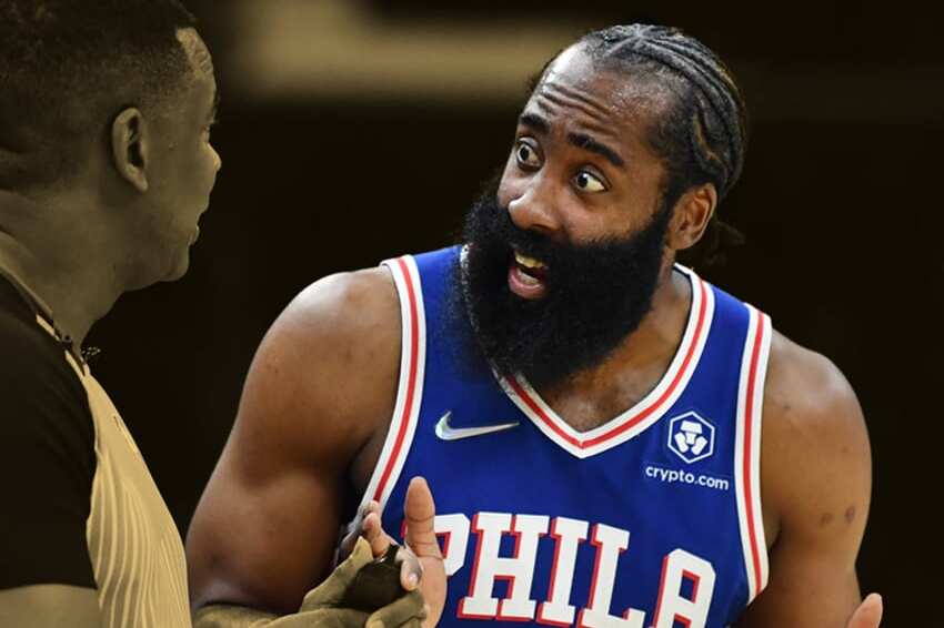 espn analyst jalen rose raises concerns over james harden's playoff history