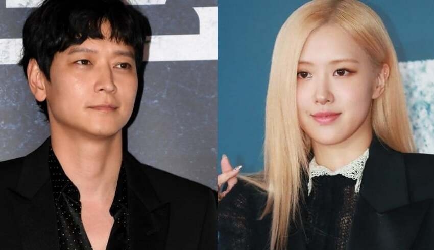 k pop idol rose and actor kang dong won are they dating