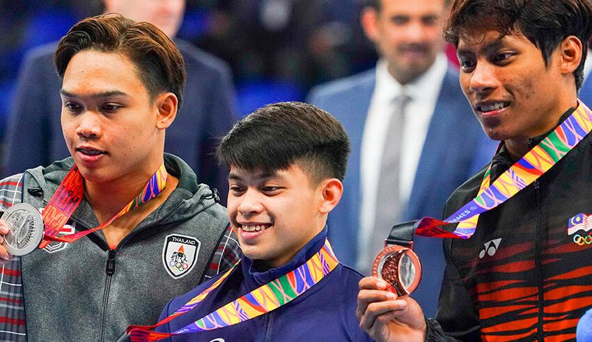 carlos yulo takes center stage with all around gold at sea games