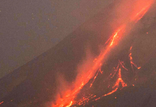 Indonesia's Mount Merapi Roars to Life Eruption Sends Lava Cascading Down