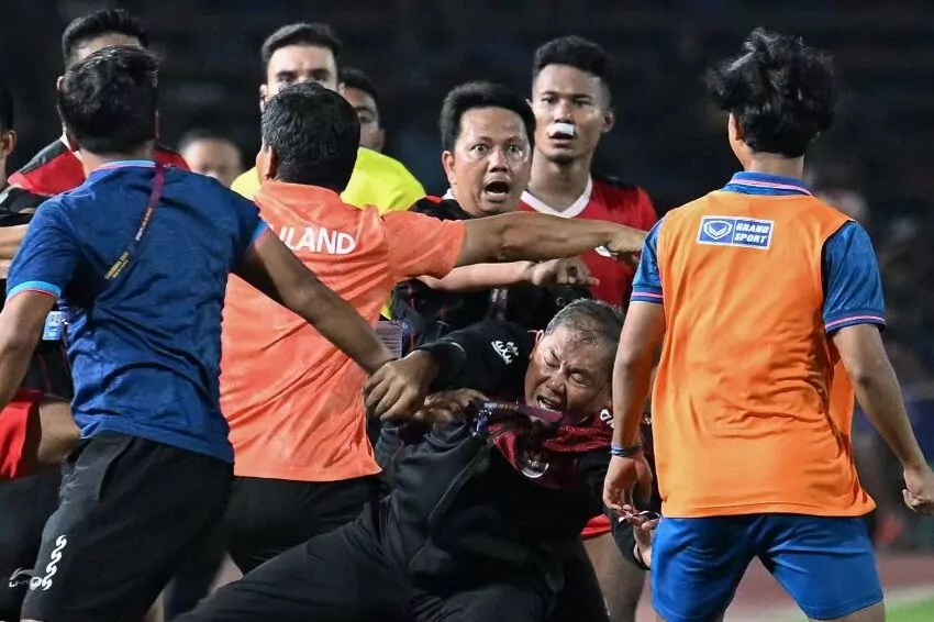 thailand imposes long bans after brawl at sea games final