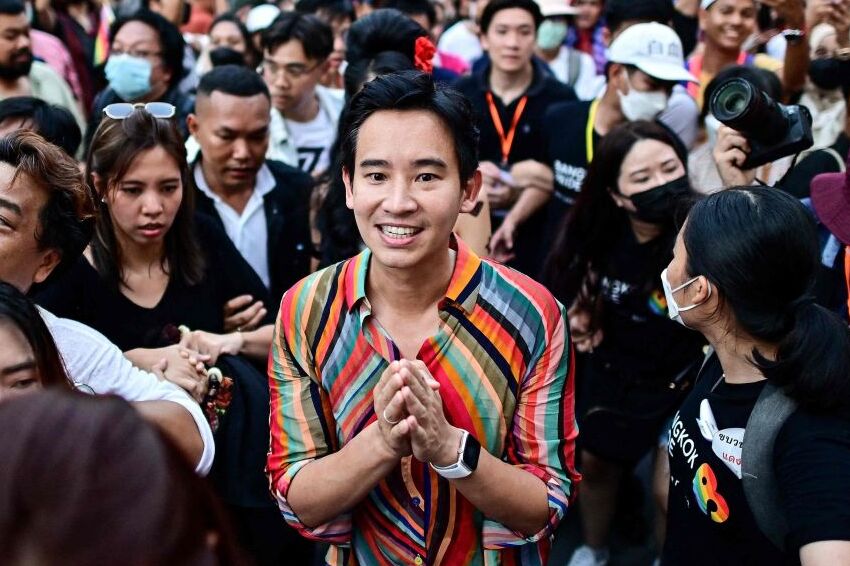 Leading Candidate for Thai Prime Minister Joins Pride Parade, Advocates for Same-Sex Marriage