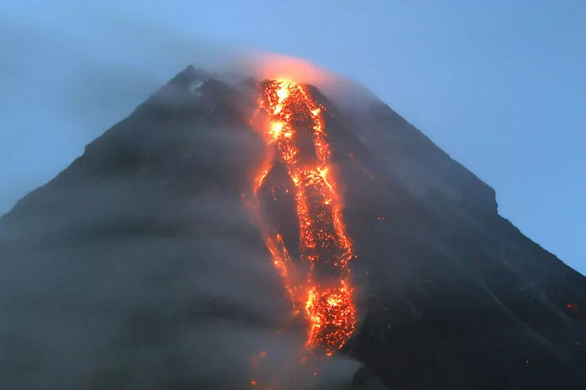mayon volcano erupts in the philippines, triggering evacuations