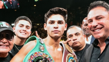 ryan garcia returns to the ring against oscar de la hoya