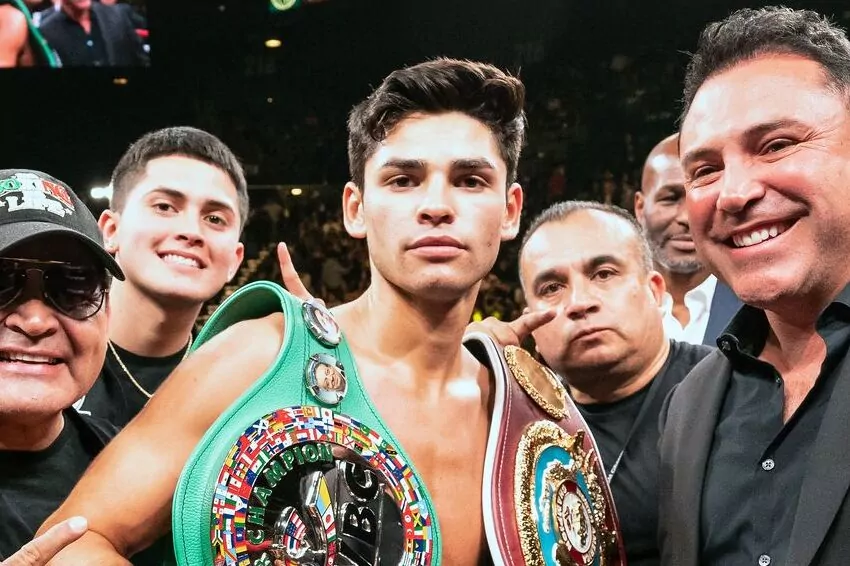 ryan garcia returns to the ring against oscar de la hoya