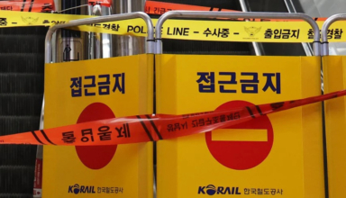 sunae station escalator suddenly reverses, raises safety alarms