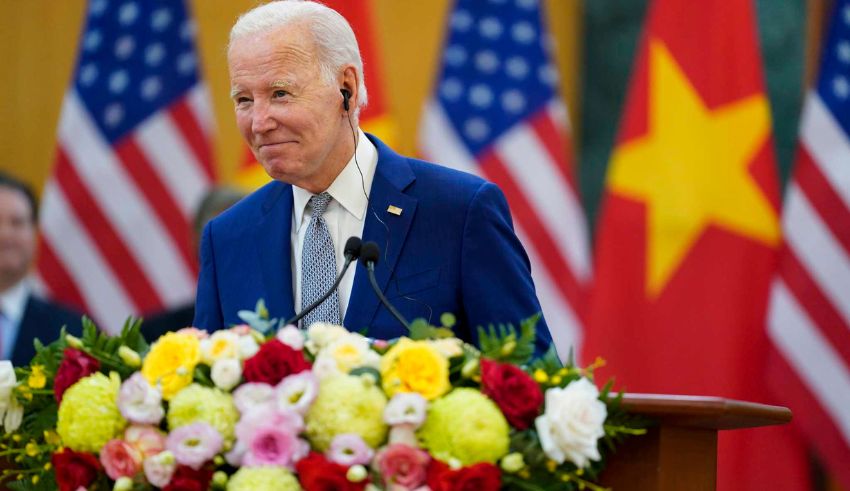 biden lands in hanoi as us and vietnam look to expand ties