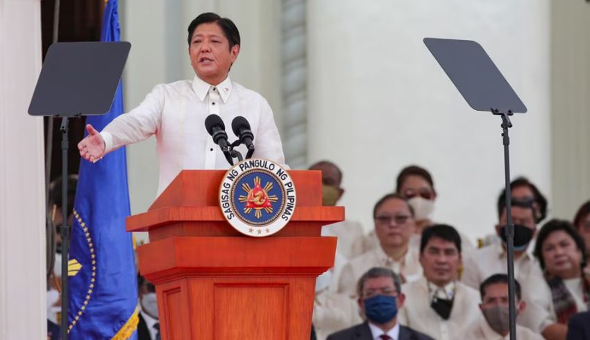 marcos' message to china philippines ready to safeguard its waters