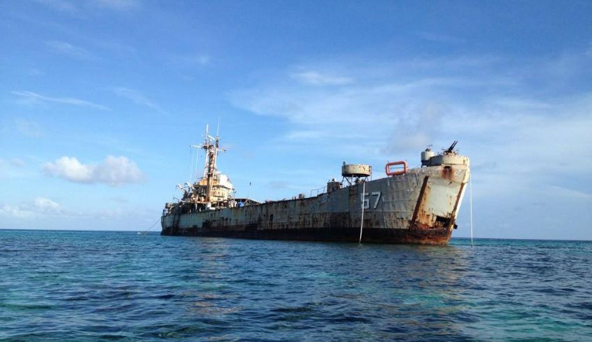 did you know china wants the south china sea due to the brp ship
