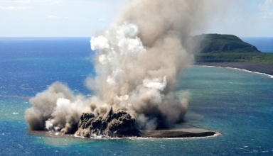 japan’s volcano erupted, a new island formed here’s how