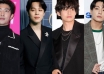 bts members, v, rm, jungkook, and jimin, prepare for military service in south korea