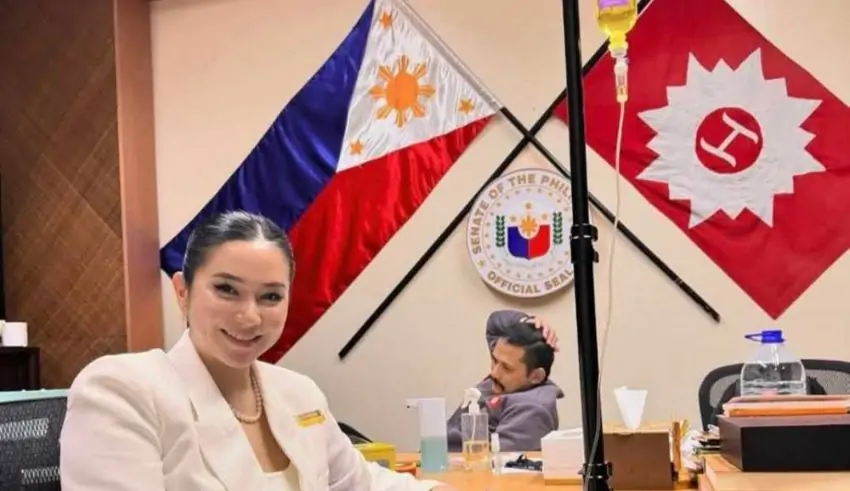 The Implications of a Celebrity using the Senate Office as a Beauty Suite: Mariel Padilla sparks outrage with her skin-whitening IV drip