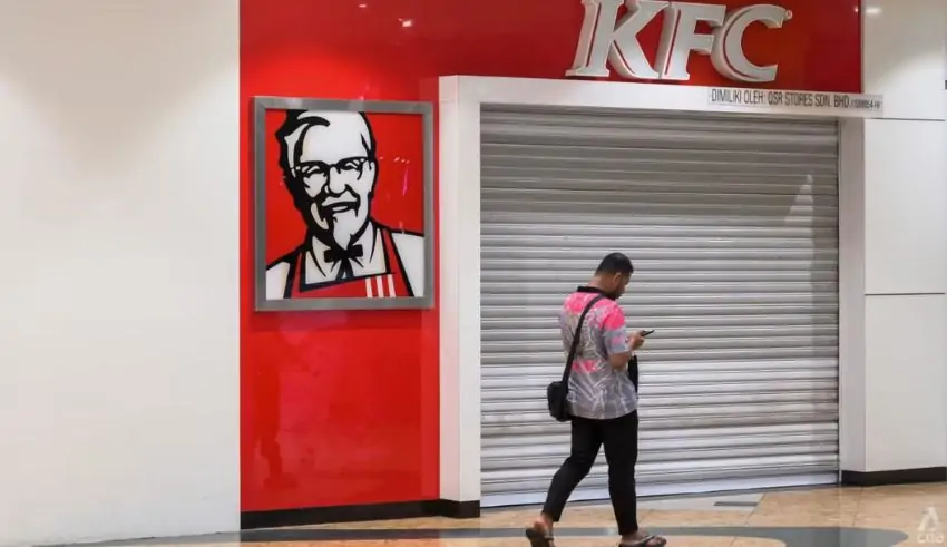 kfc shuts over 100 outlets in malaysia amid pro palestine boycott