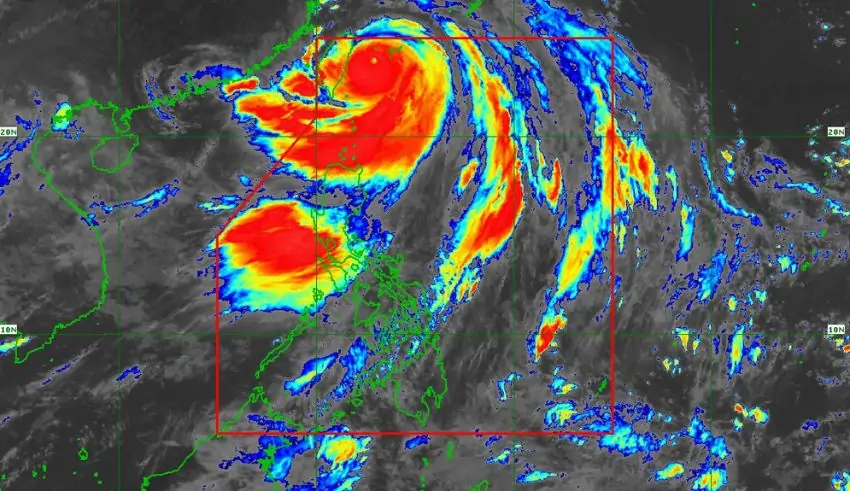 philippines being hit by typhoon gaemi and southwest monsoon winds, impacts work and connectivity