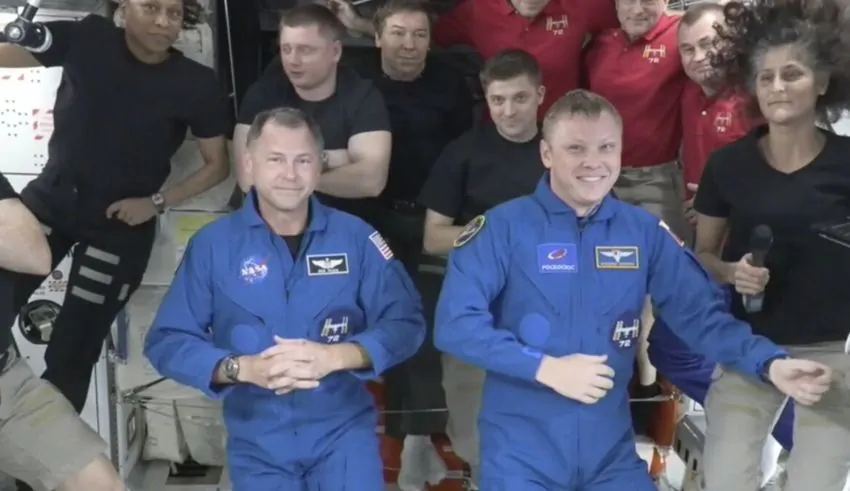 SpaceX Arrives at the ISS to Rescue Stranded Astronauts