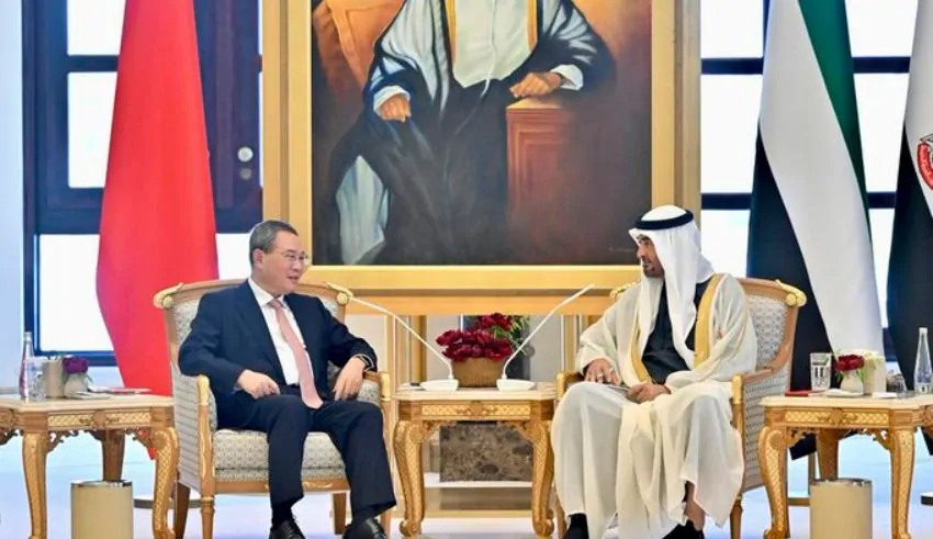 UAE-China Relations Strengthen as Sheikh Mohamed bin Zayed and Premier Li Qiang Discuss Expanding Strategic Partnership