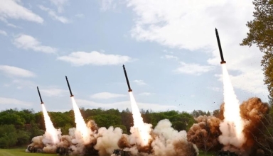 south korea unveils information regarding the missile launch test of north korea in the year end
