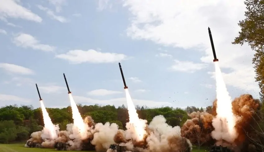south korea unveils information regarding the missile launch test of north korea in the year end