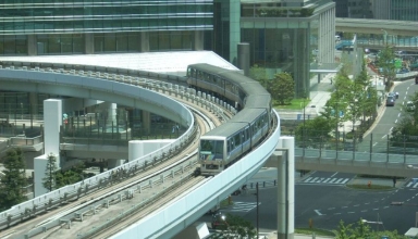 tokyo waterfront new transit line has been suspended due to power outage