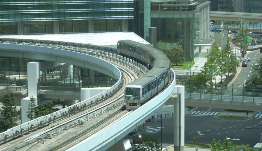 tokyo waterfront new transit line has been suspended due to power outage