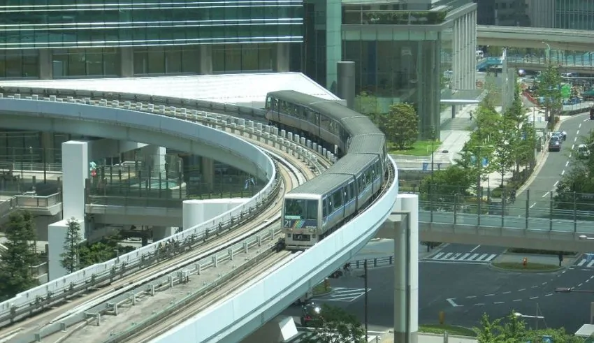 tokyo waterfront new transit line has been suspended due to power outage