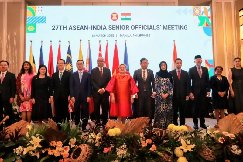 india, asean officials meet in manila to strengthen strategic ties