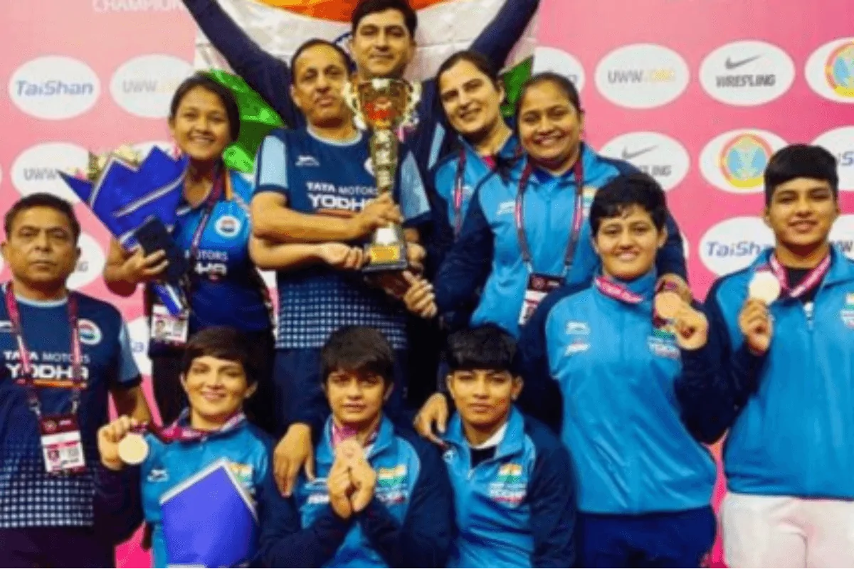 India Shines with 10 Medals at Asian Wrestling Championship