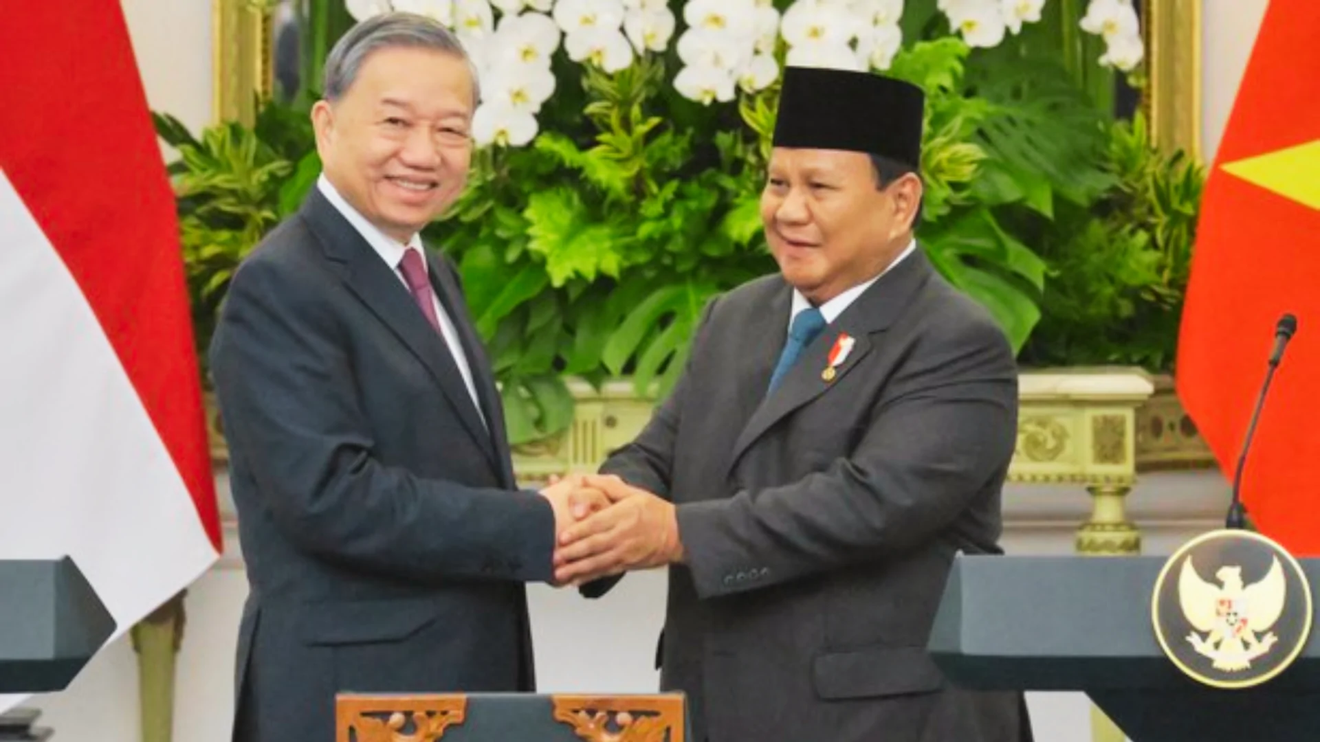 The sea border agreement between Vietnam and Indonesia is finally reached.