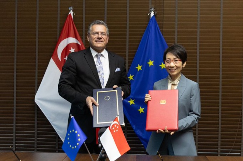 EU and Singapore Sign Landmark Digital Trade Agreement to Boost Innovation and Economic Ties