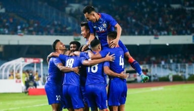 India vs Hong Kong China football