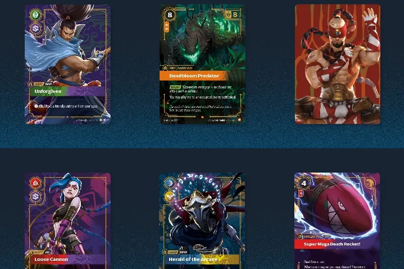 League of Legends Riftbound Trading Card Game Coming in English Language This October