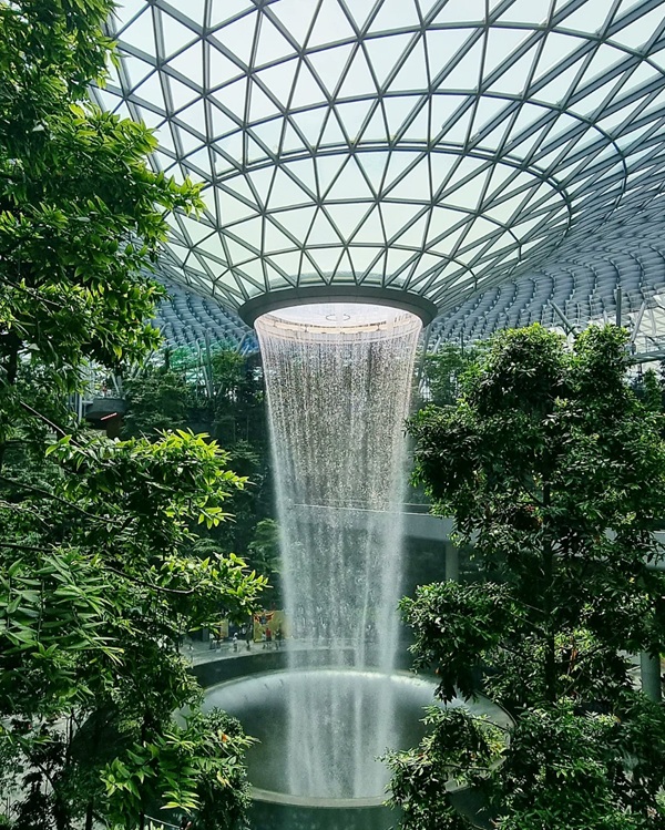 jewel changi airport – rain vortex