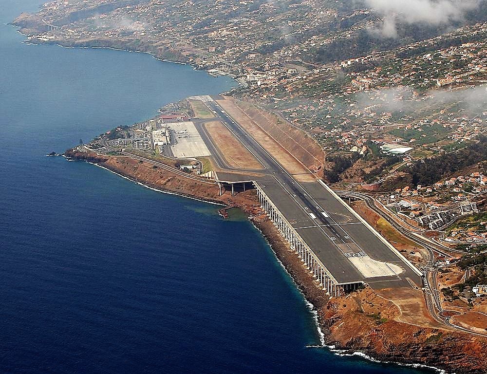 madeira airport (cristiano ronaldo airport), portugal