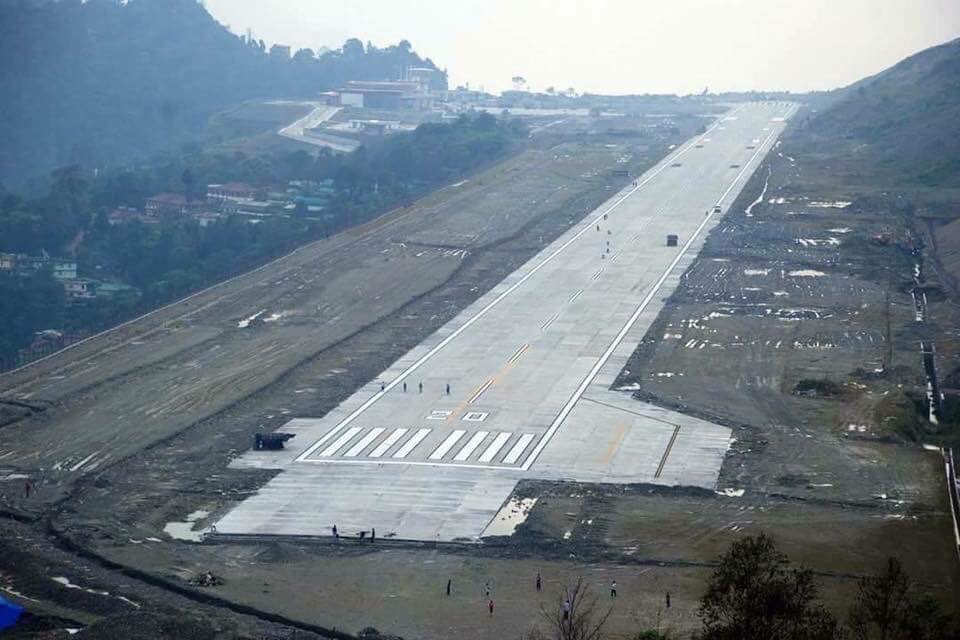paro airport, bhutan