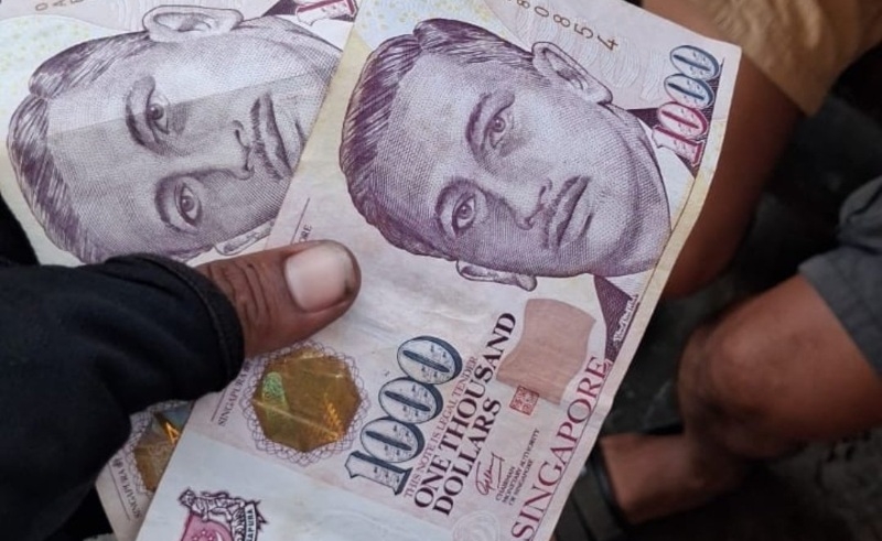 Singapore dollar exchange today