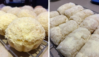 cheese rolls and ensaymada