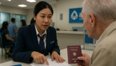 easiest bank account to open in Thailand