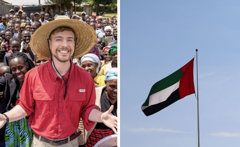 MrBeast UAE collaboration