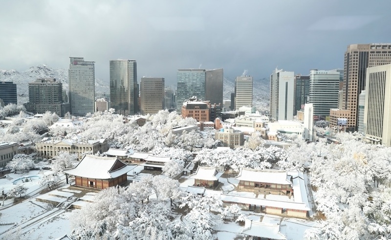 South Korea winter snowfall warnings