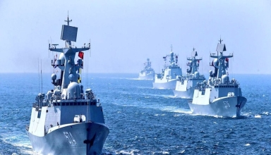 China fleet movement