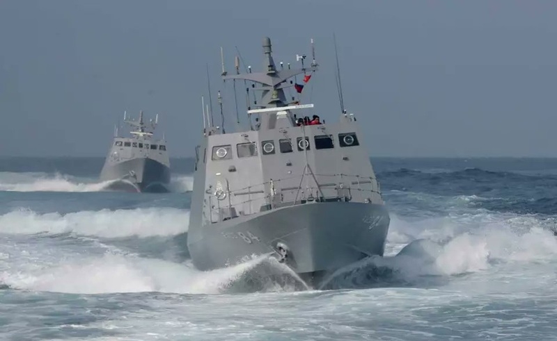 naval build-up near Taiwan and Japan