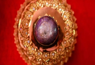 world’s largest purple star sapphire unveiled in sri lanka